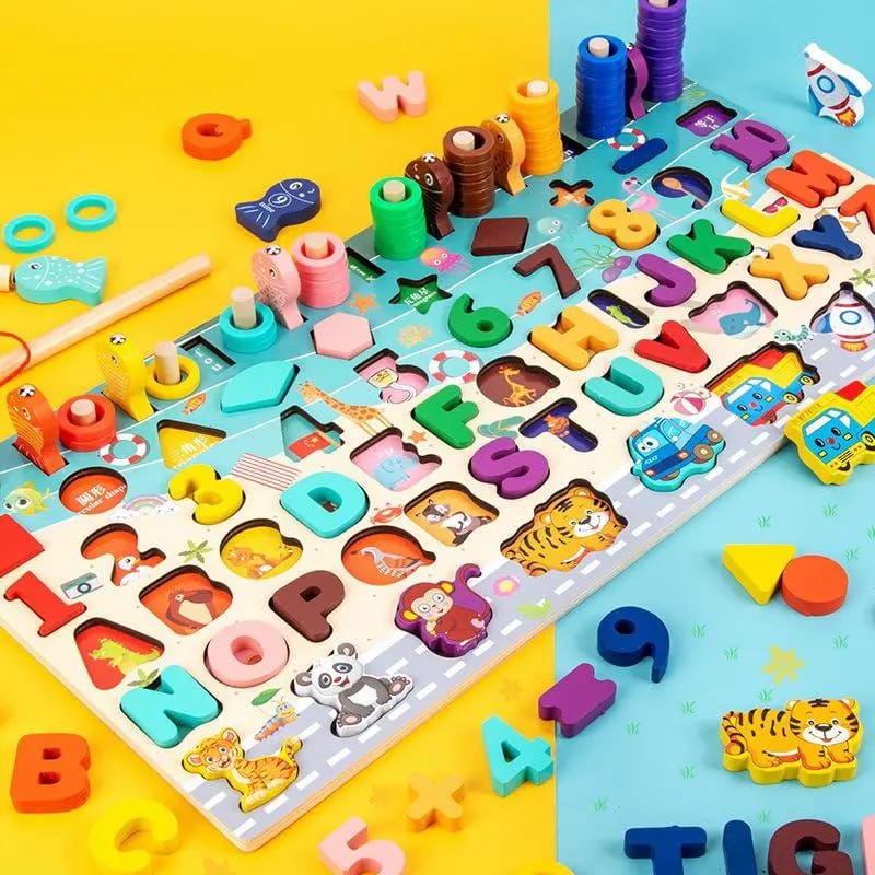لوح تعلم الأرقام و الرياضيات والحروف - KIDSBOX