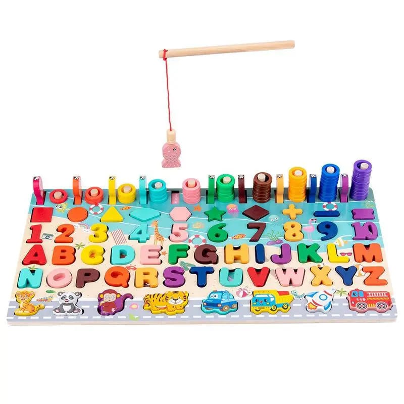 لوح تعلم الأرقام و الرياضيات والحروف - KIDSBOX
