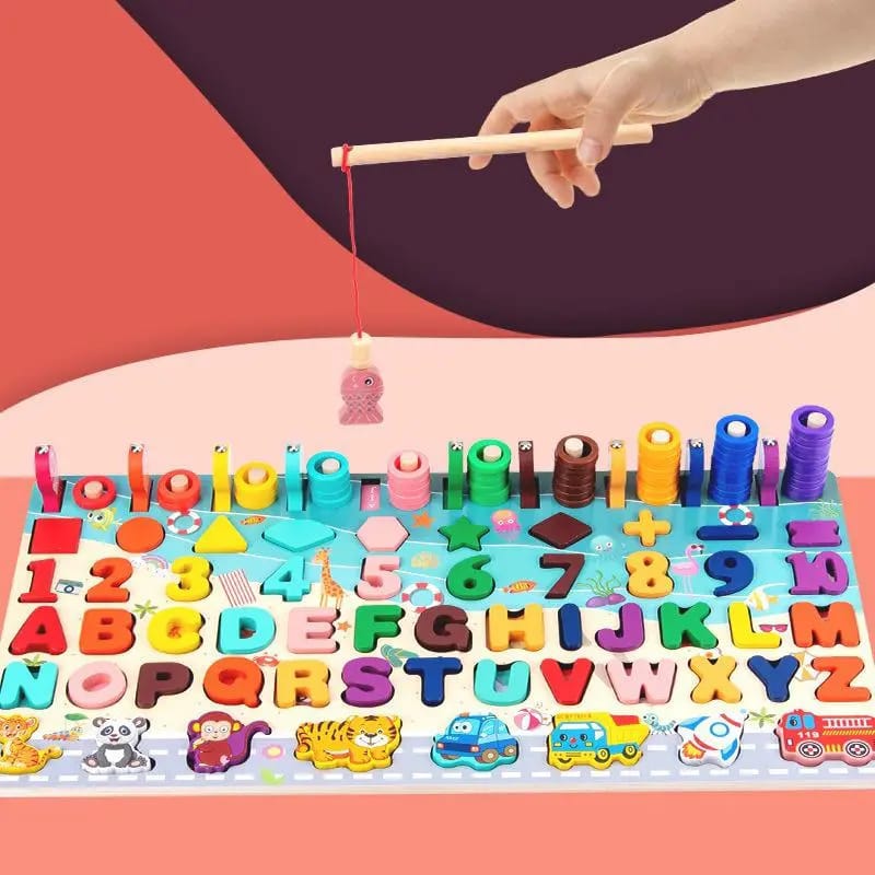 لوح تعلم الأرقام و الرياضيات والحروف - KIDSBOX