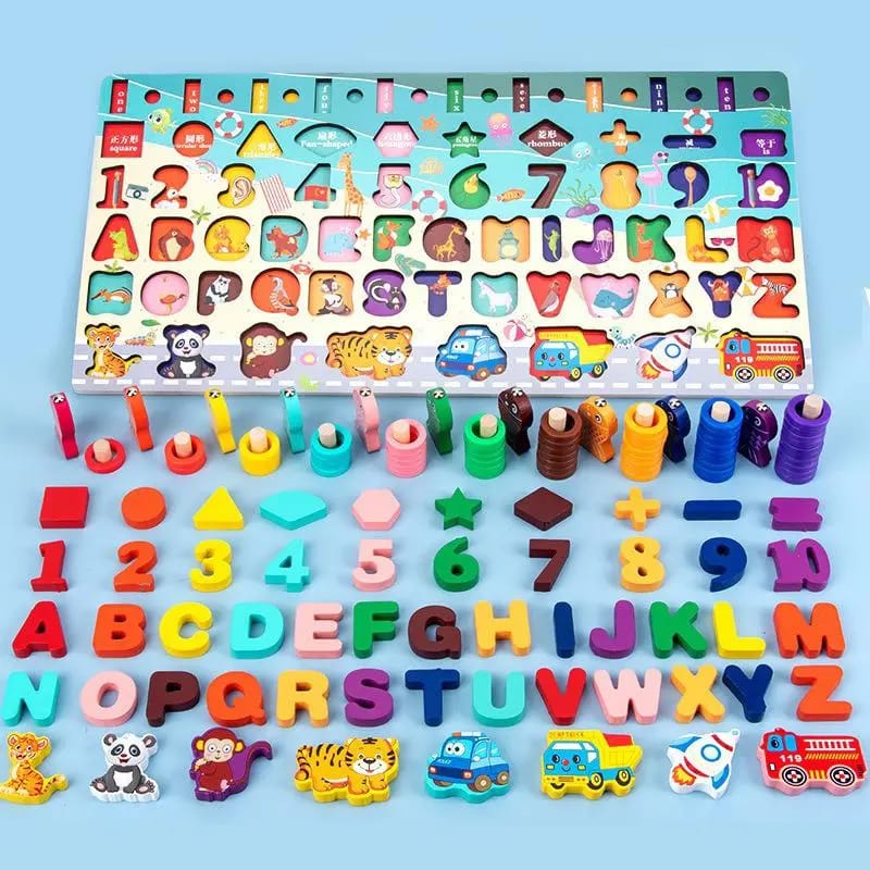 لوح تعلم الأرقام و الرياضيات والحروف - KIDSBOX