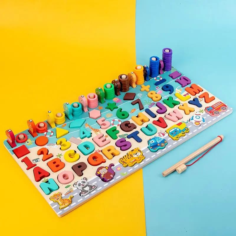 لوح تعلم الأرقام و الرياضيات والحروف - KIDSBOX