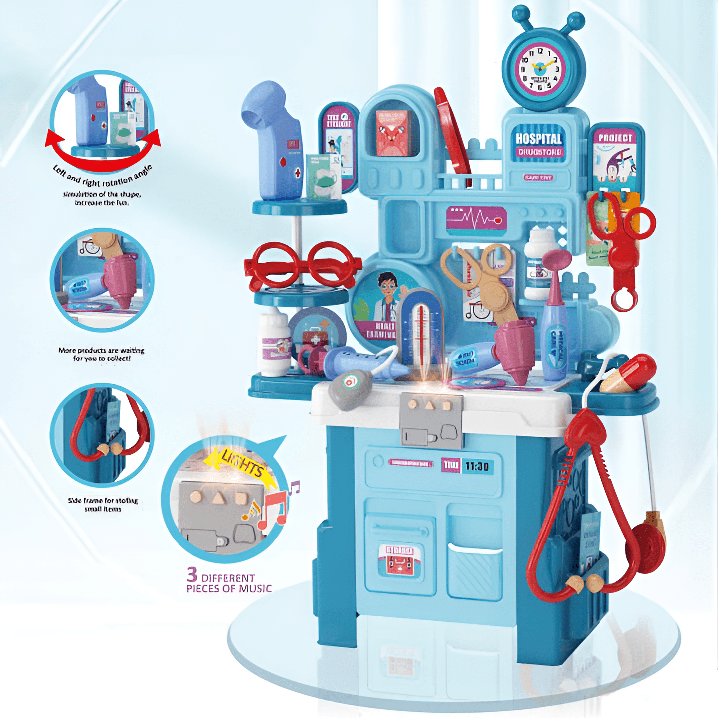 مجموعة أدوات الطبيب الصغير - KIDSBOX