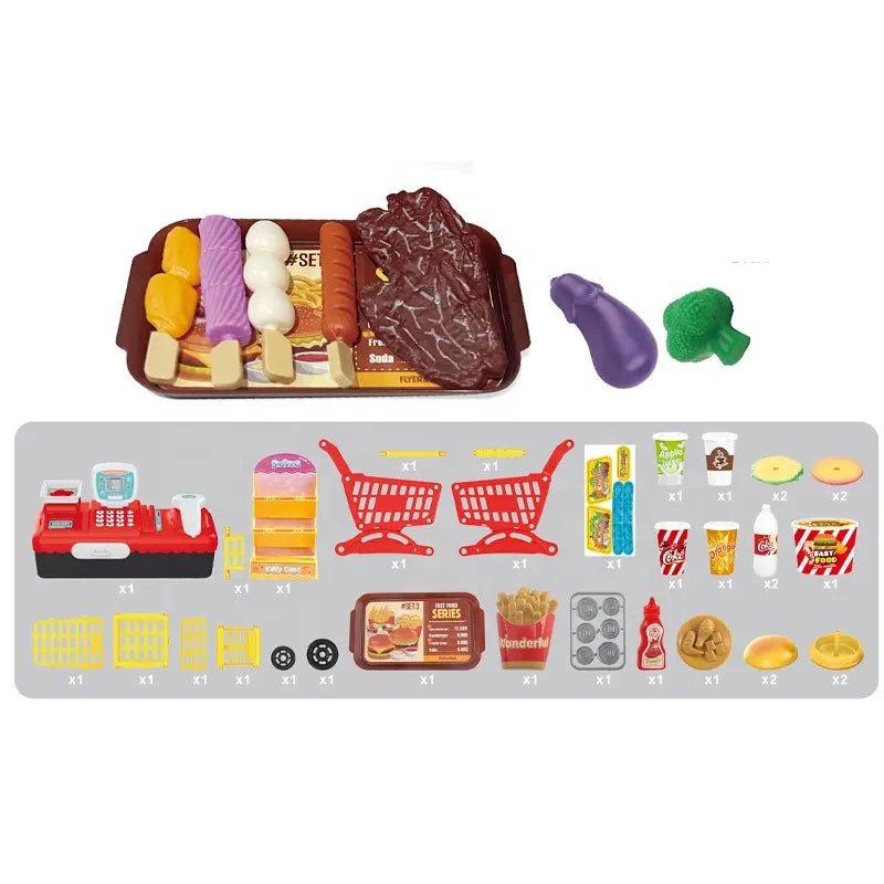 مجموعة ألعاب المطبخ 3 في 1 - KIDSBOX