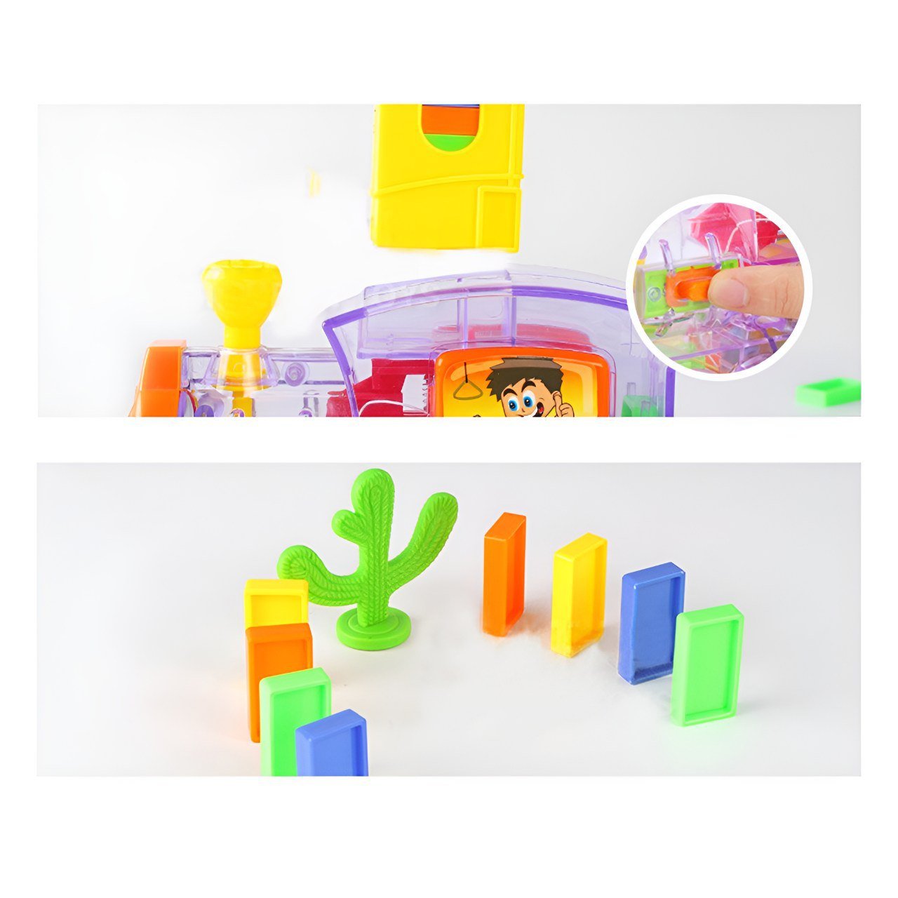 مجموعة قطار دومينو - KIDSBOX