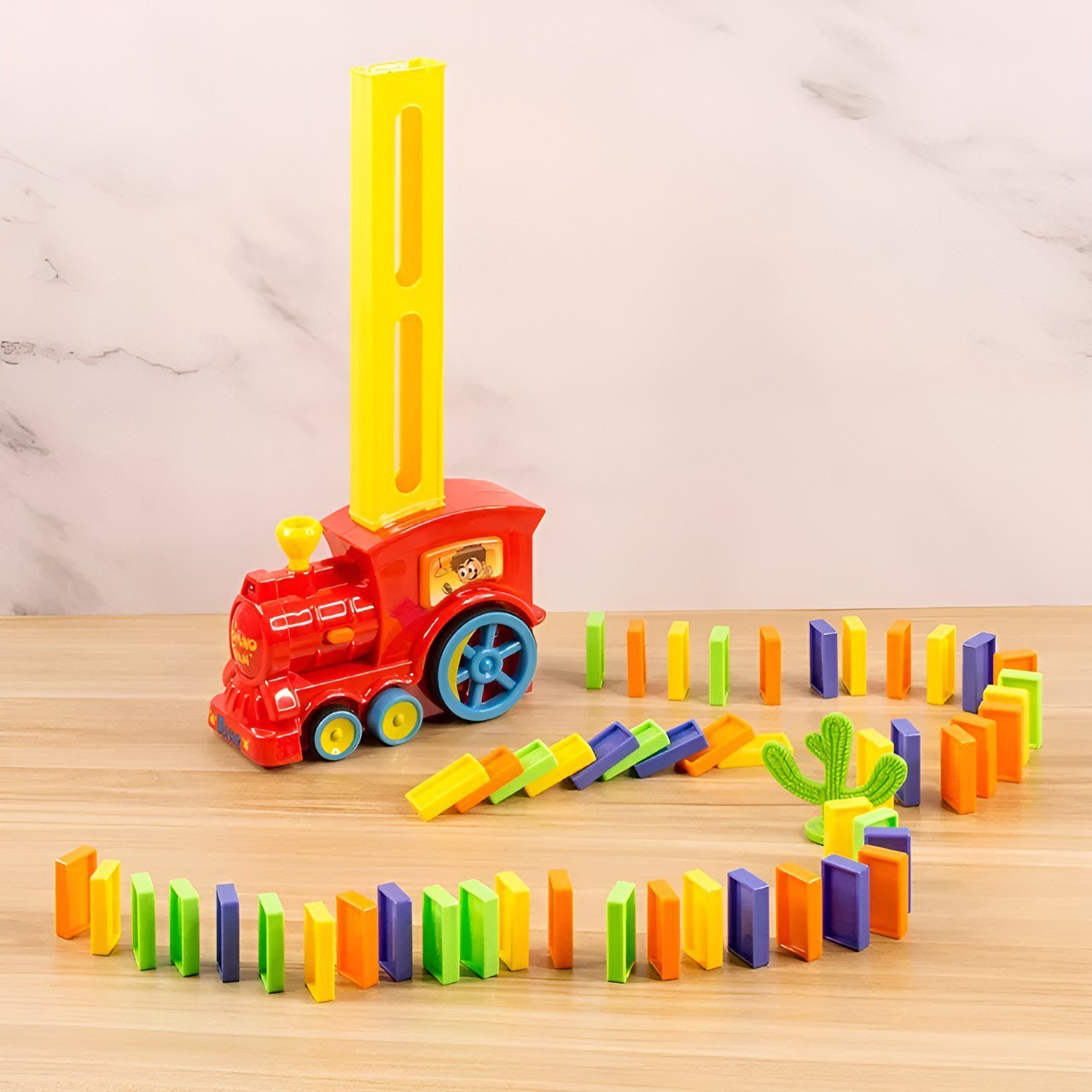 مجموعة قطار دومينو - KIDSBOX