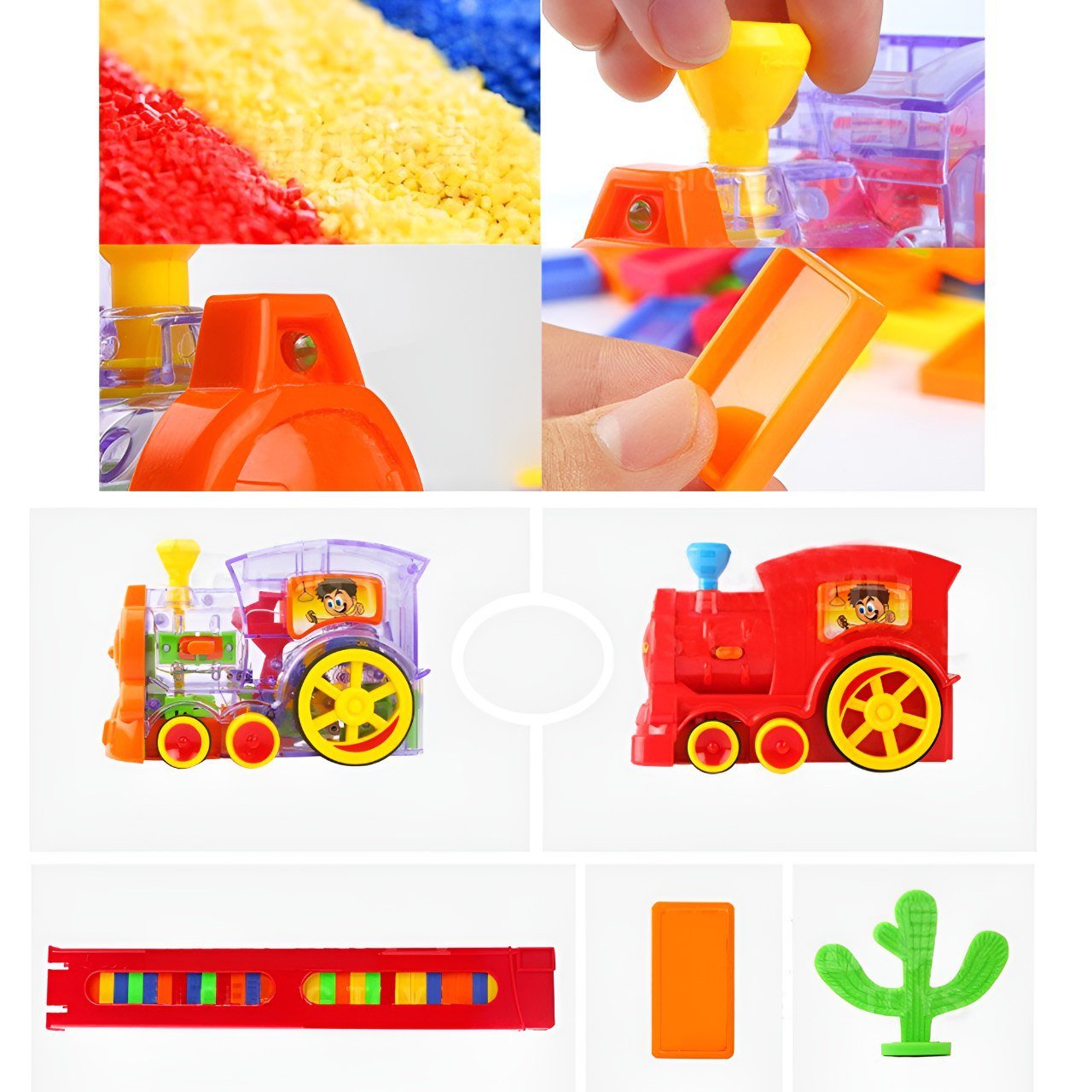 مجموعة قطار دومينو - KIDSBOX
