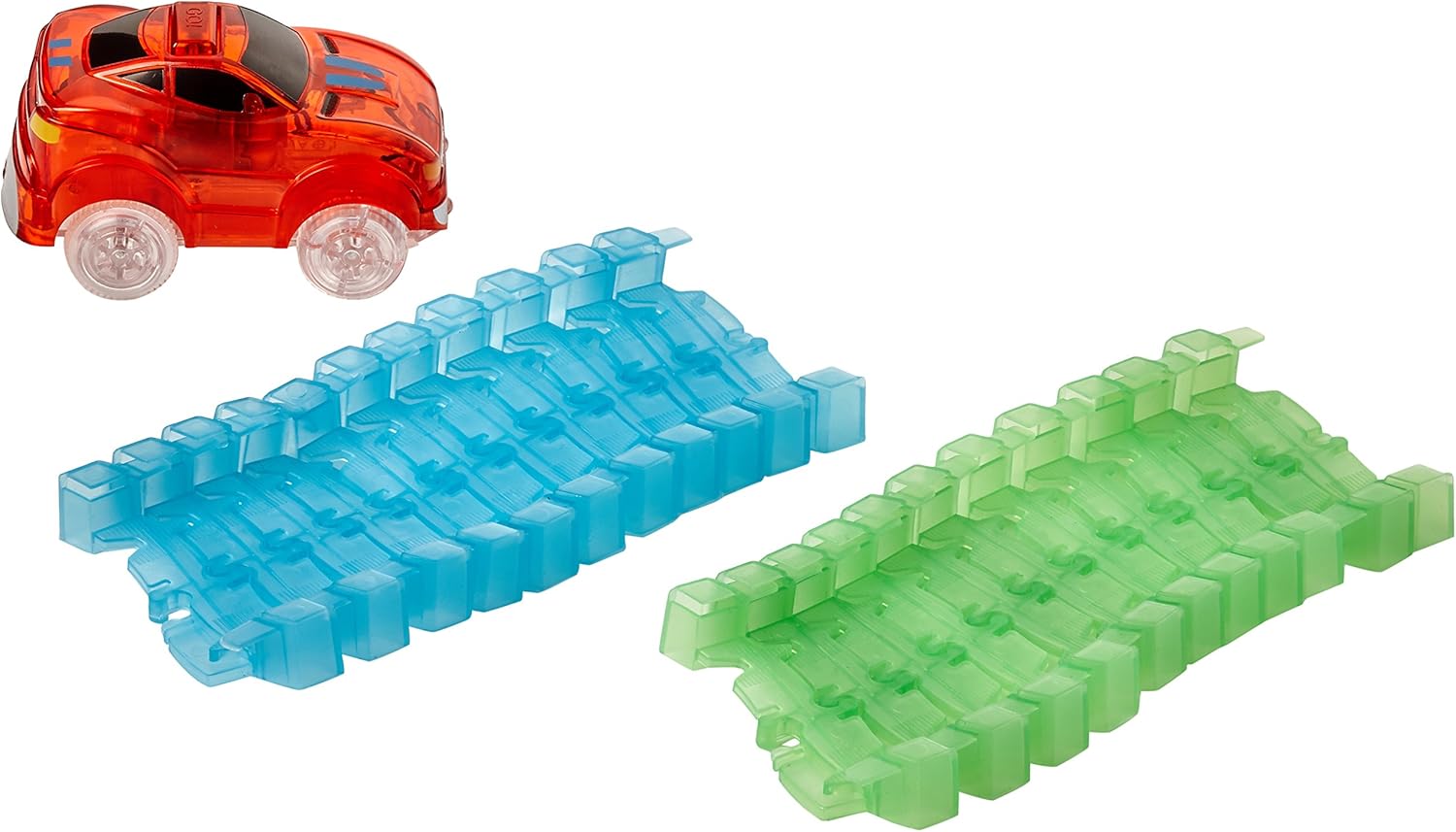 مجموعة مضمار السباق المضيء 220 قطعة مع سيارة - KIDSBOX
