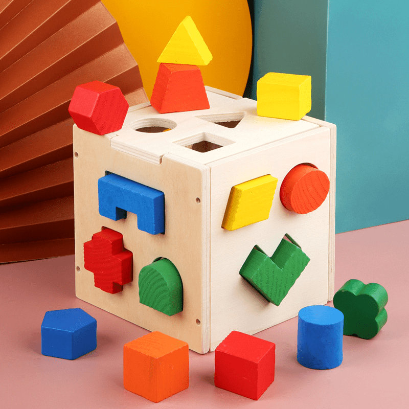 مكعب الاشكال الهندسية - KIDSBOX