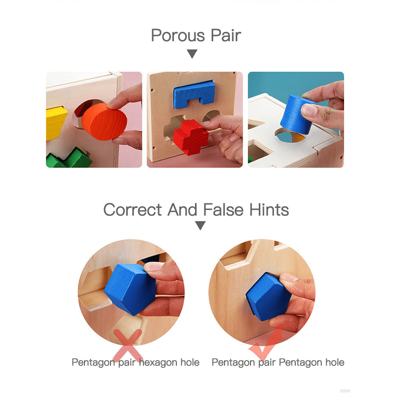 مكعب الاشكال الهندسية - KIDSBOX
