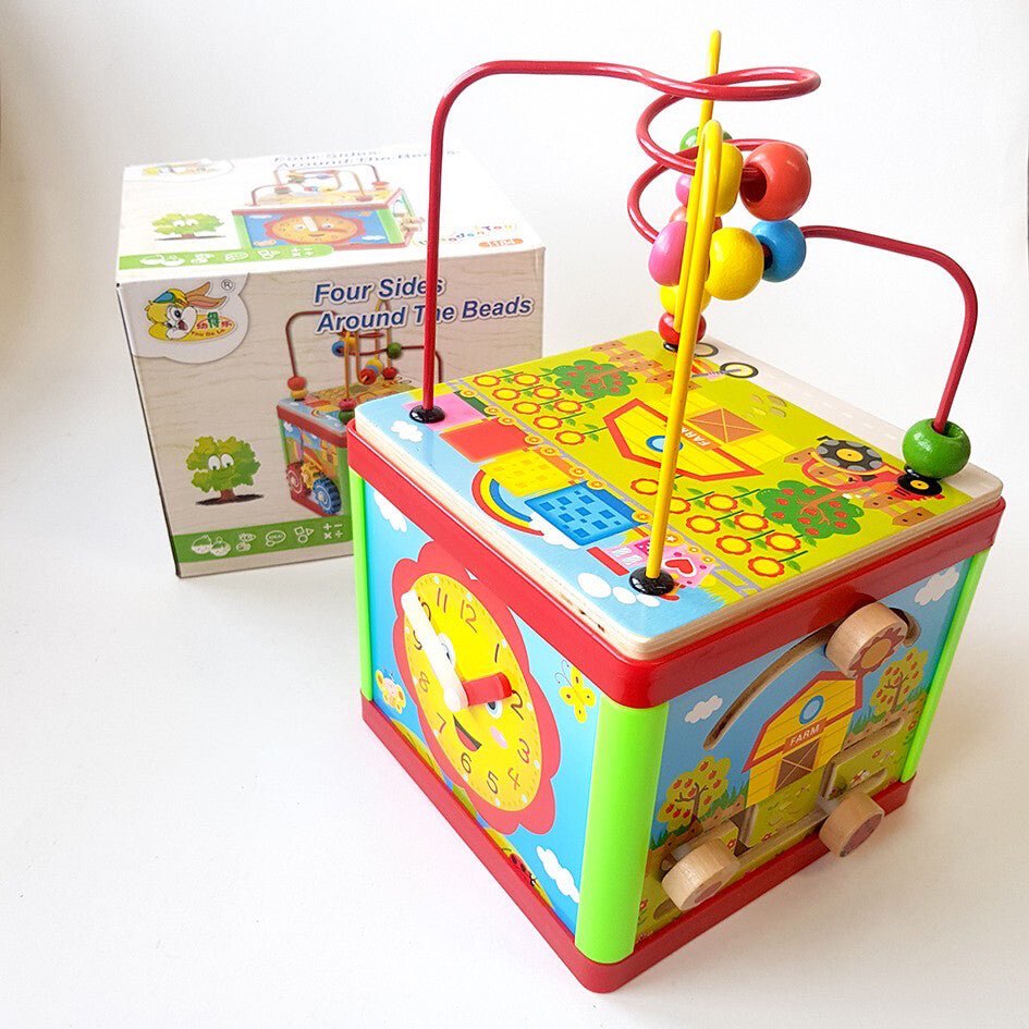 مكعب هندسي متعدد الأفكار 5*1 - KIDSBOX