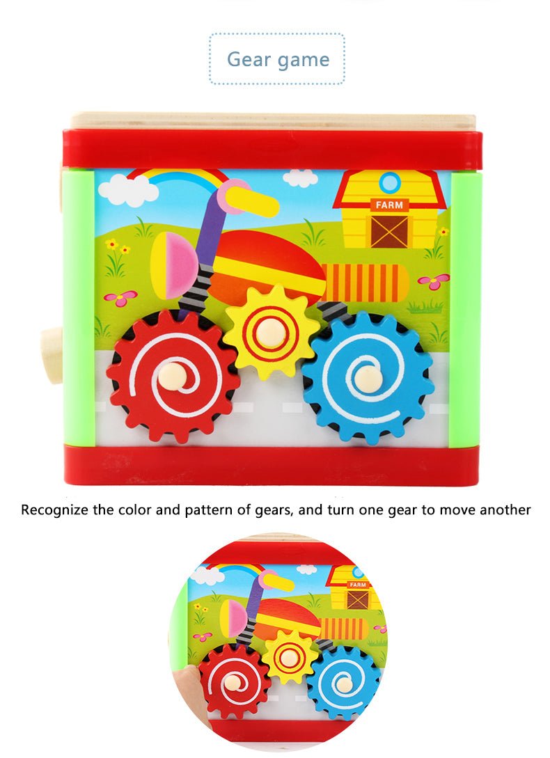 مكعب هندسي متعدد الأفكار 5*1 - KIDSBOX