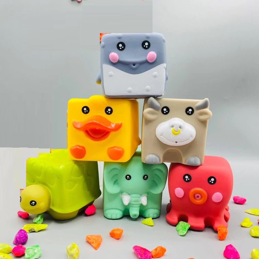 مكعبات الحيوانات والبناء للبيبي - KIDSBOX