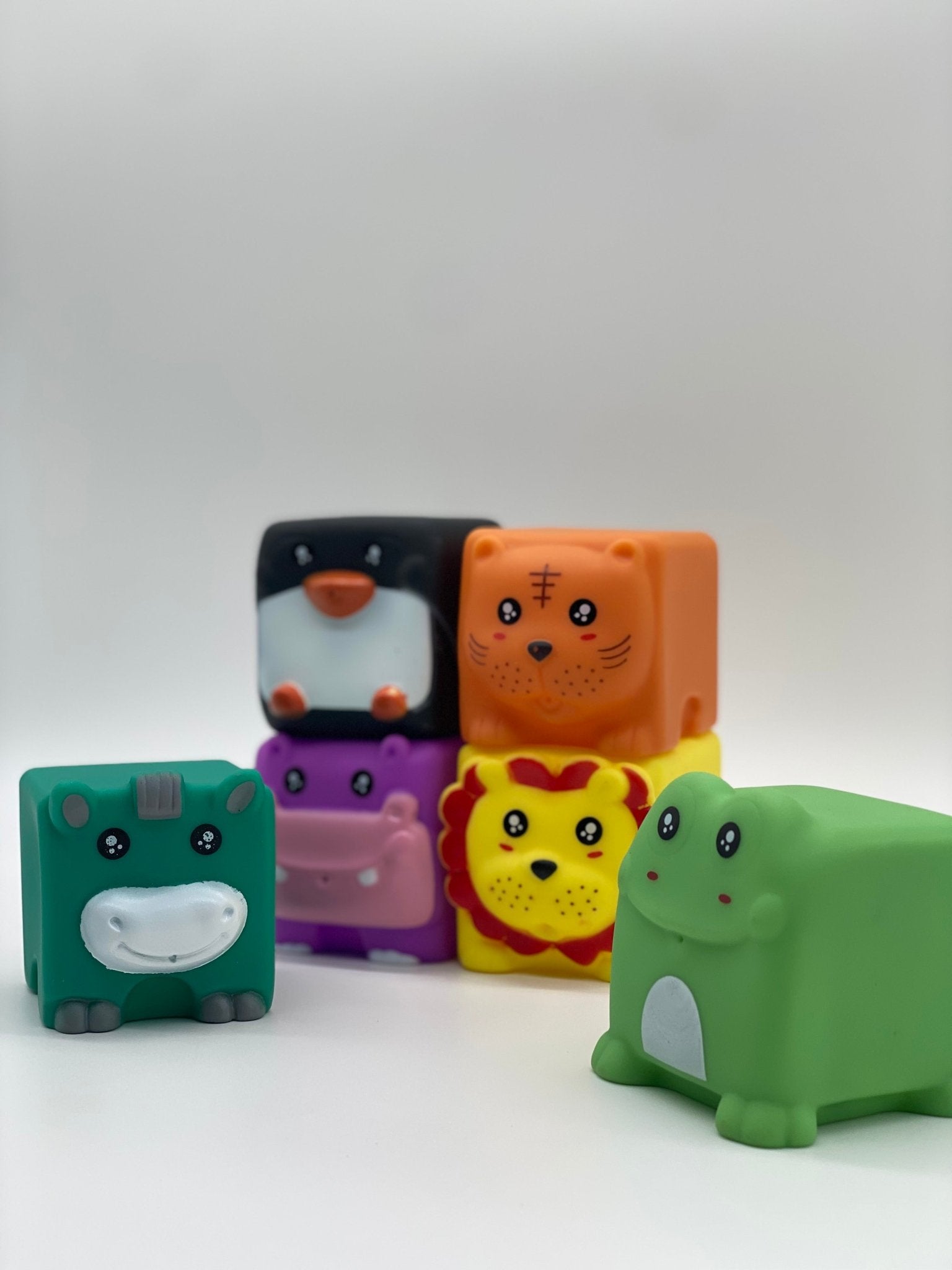 مكعبات الحيوانات والبناء للبيبي - KIDSBOX