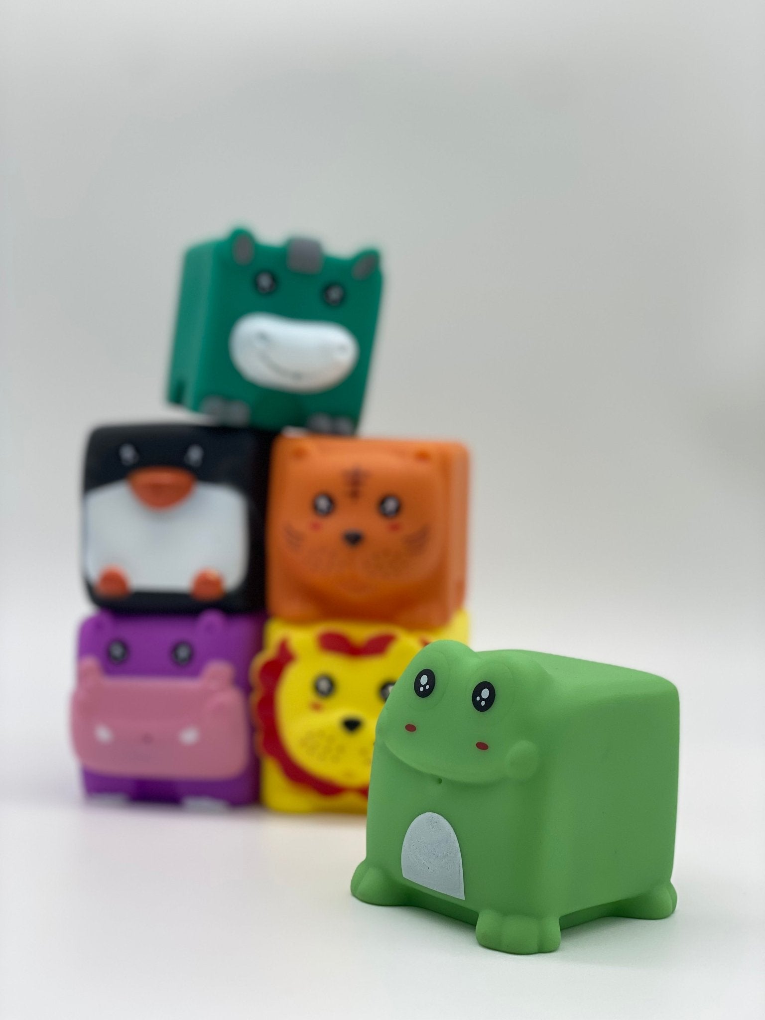 مكعبات الحيوانات والبناء للبيبي - KIDSBOX