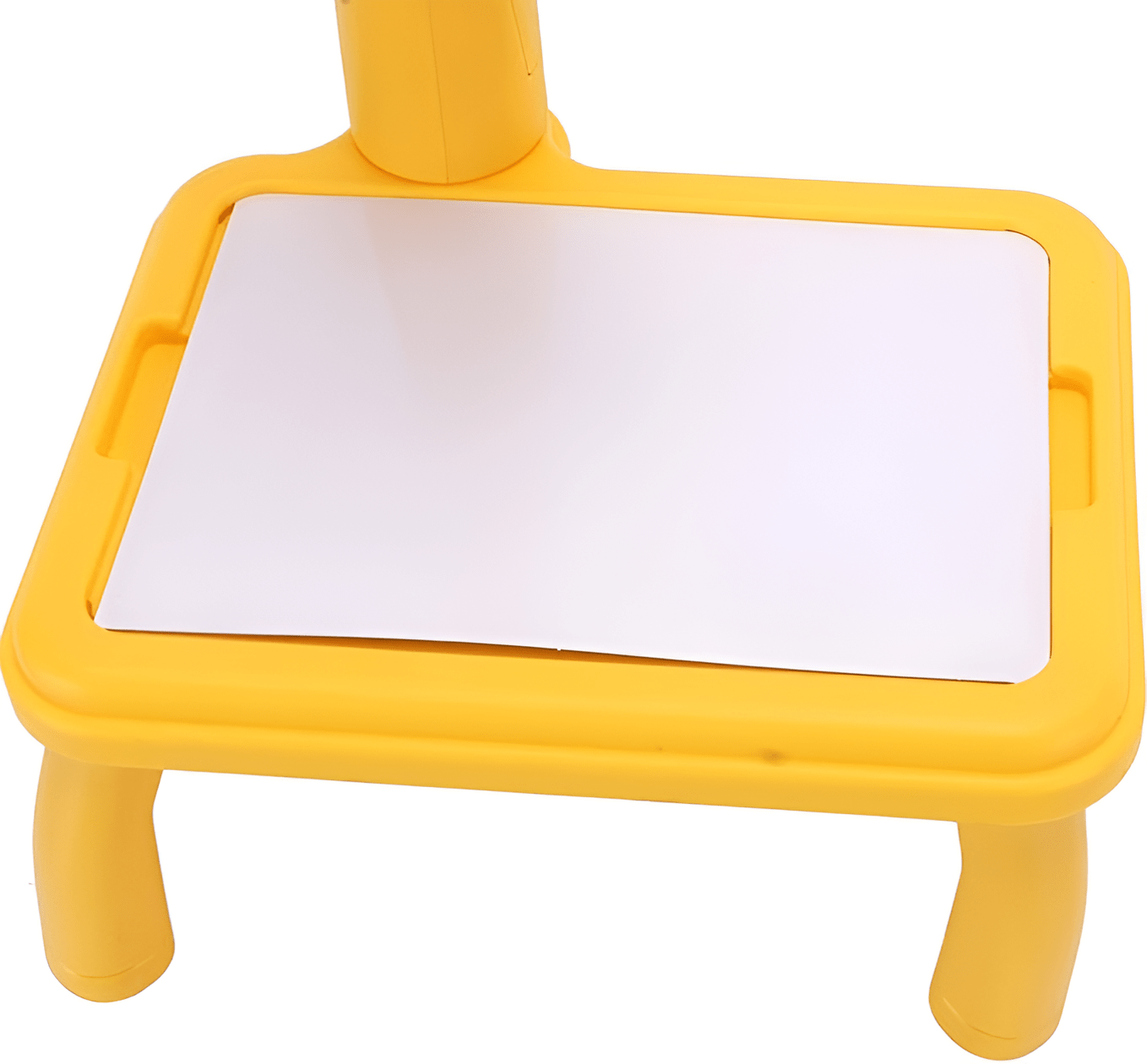 مكتب وبرجكتور لتعلم الرسم - لون أصفر - KIDSBOX