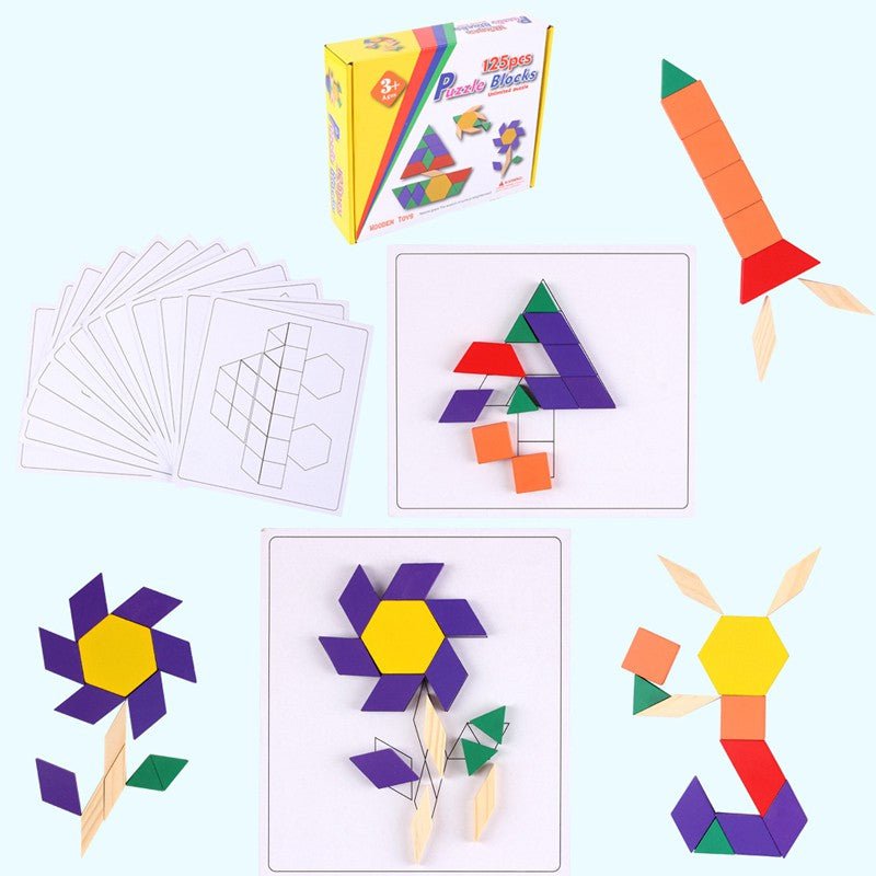 موازيك و بازل الأشكال الهندسية - KIDSBOX