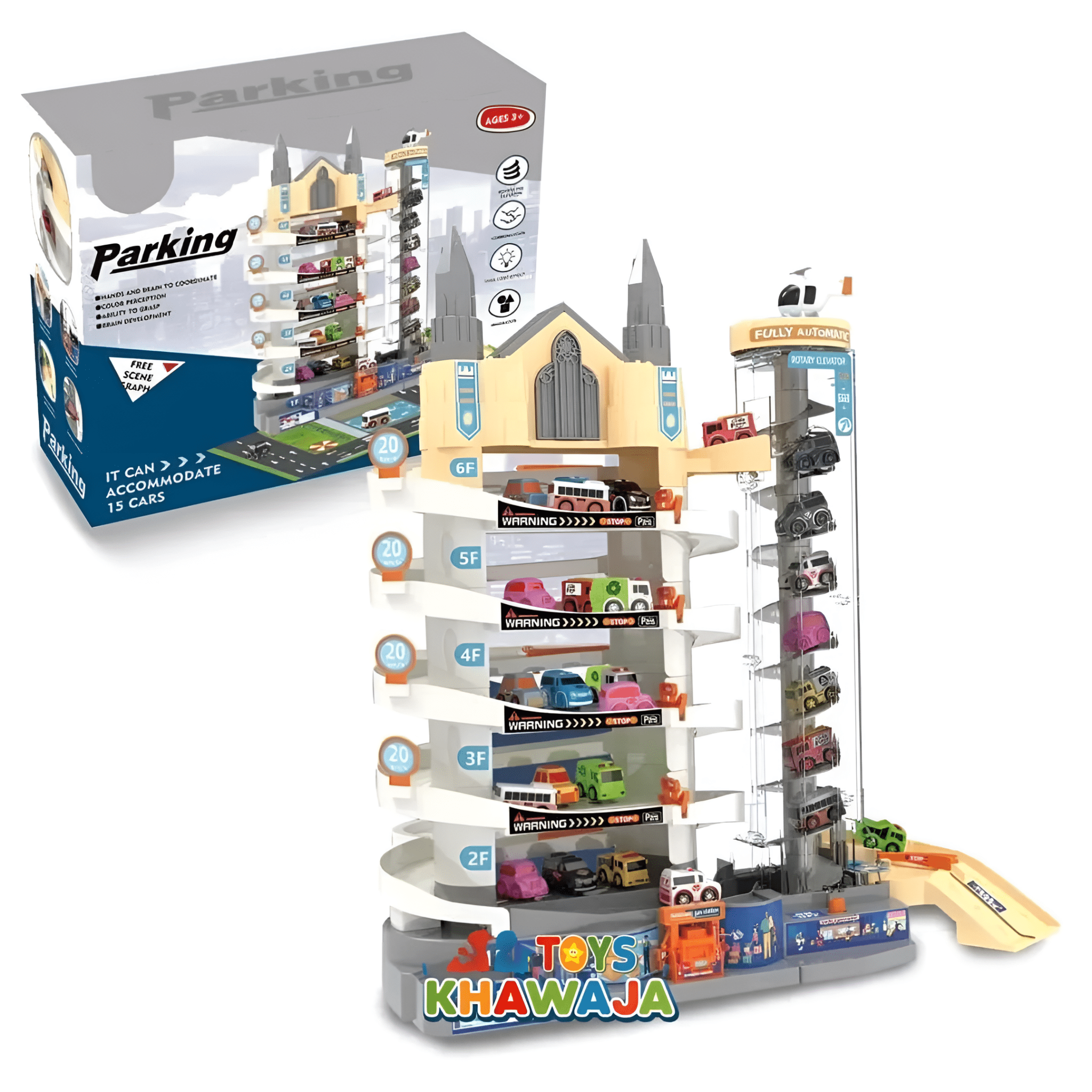 موقف سيارات 5 طوابق - KIDSBOX