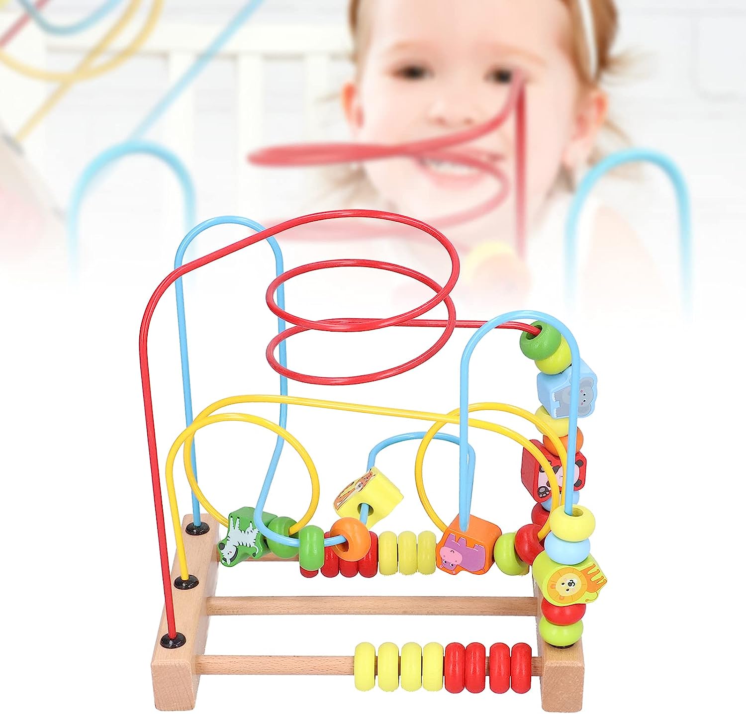 متاهة السلك والخرز الحجم الكبير - KIDSBOX