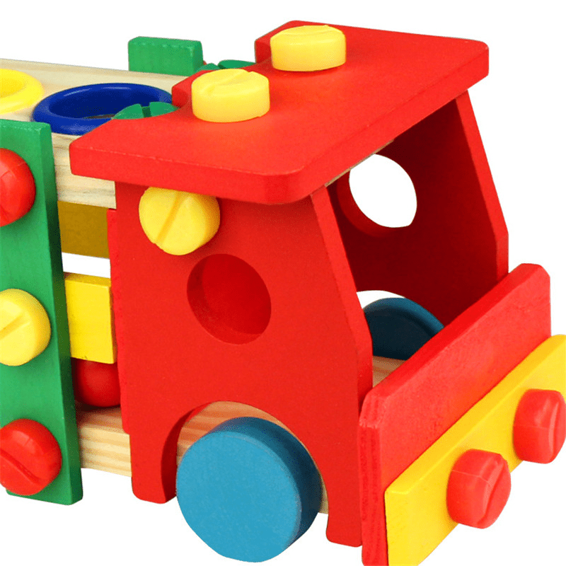 مطرقة و مركبة قابلة لإعادة التجميع 2 في 1 - KIDSBOX