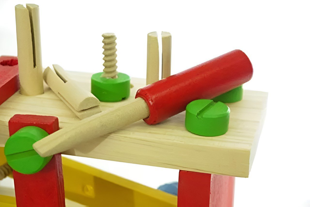 مطرقة و مركبة قابلة لإعادة التجميع 2 في 1 - KIDSBOX