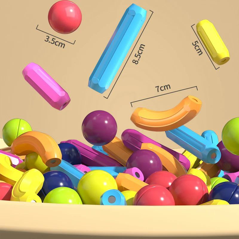 مجموعة البناء المغناطيسية للاطفال (84) قطعة