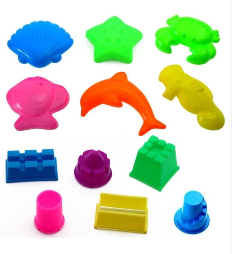 رمل سحري 1 كيلو +14 قطعة فرشة نفخ - KIDSBOX