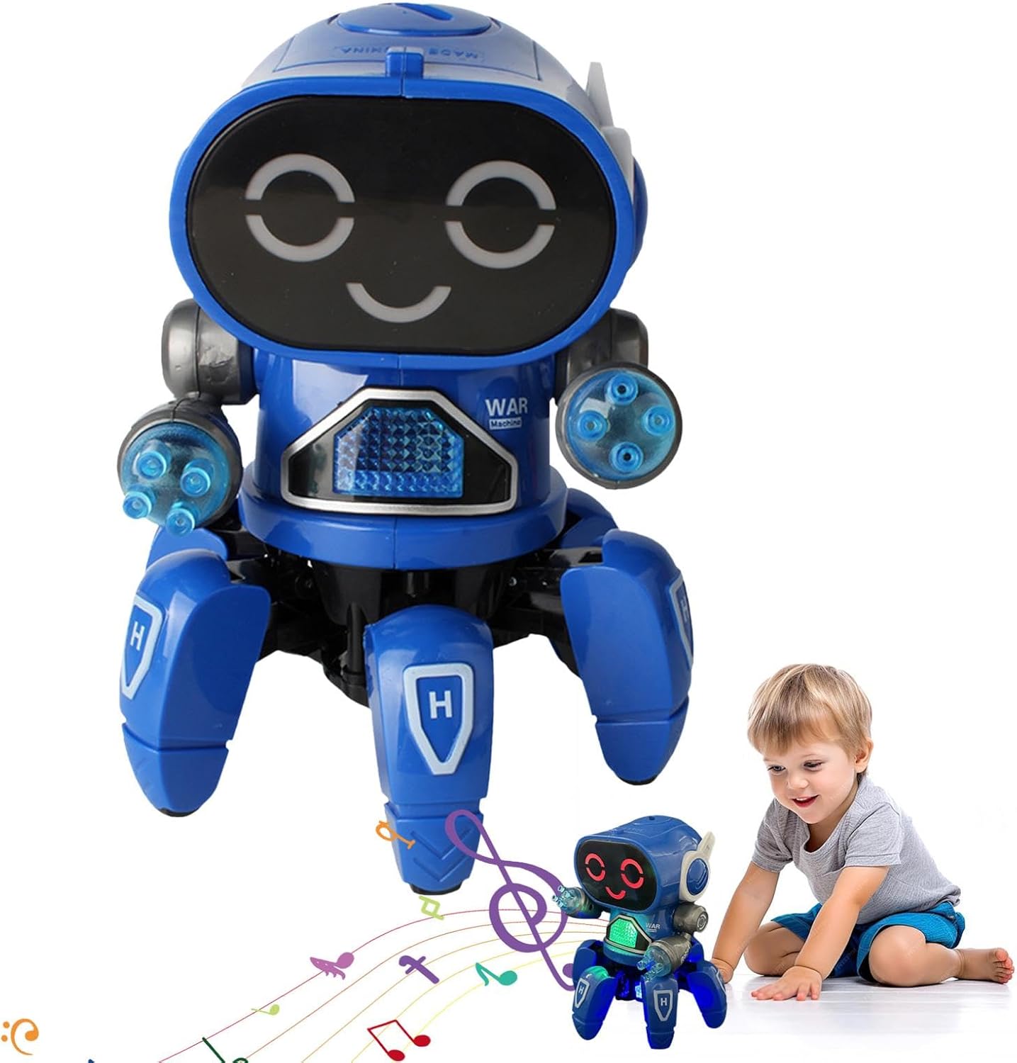 روبوت ذكي للرقص والغناء - أزرق - KIDSBOX