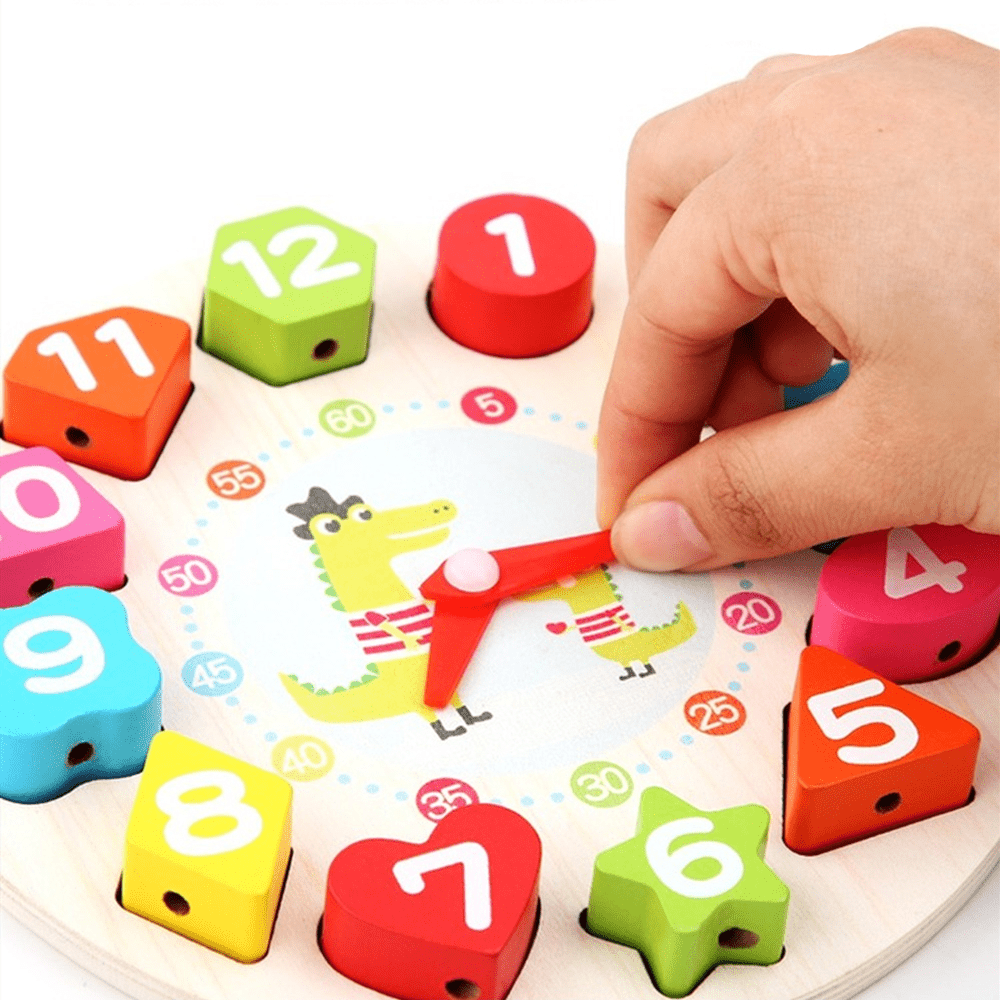 ساعة تعليمية خشب - KIDSBOX