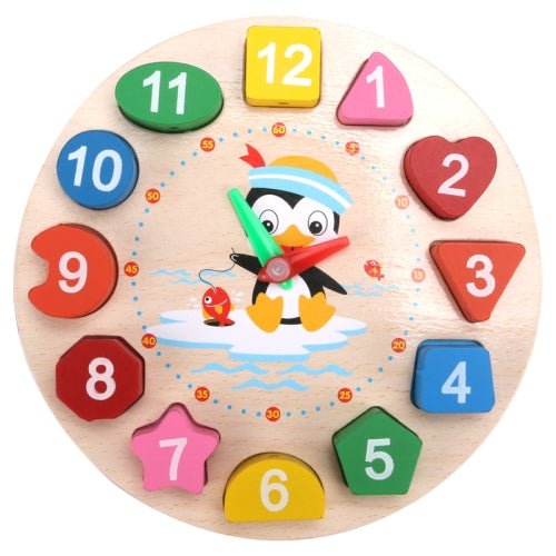 ساعة تعليمية خشب - KIDSBOX