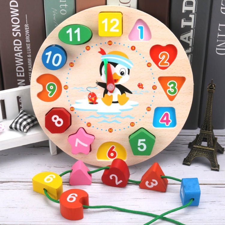 ساعة تعليمية خشب - KIDSBOX