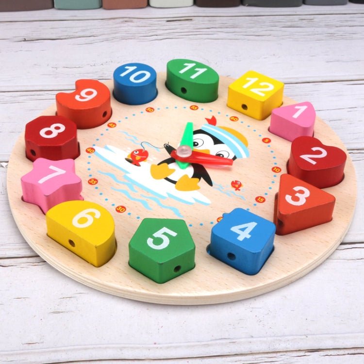 ساعة تعليمية خشب - KIDSBOX
