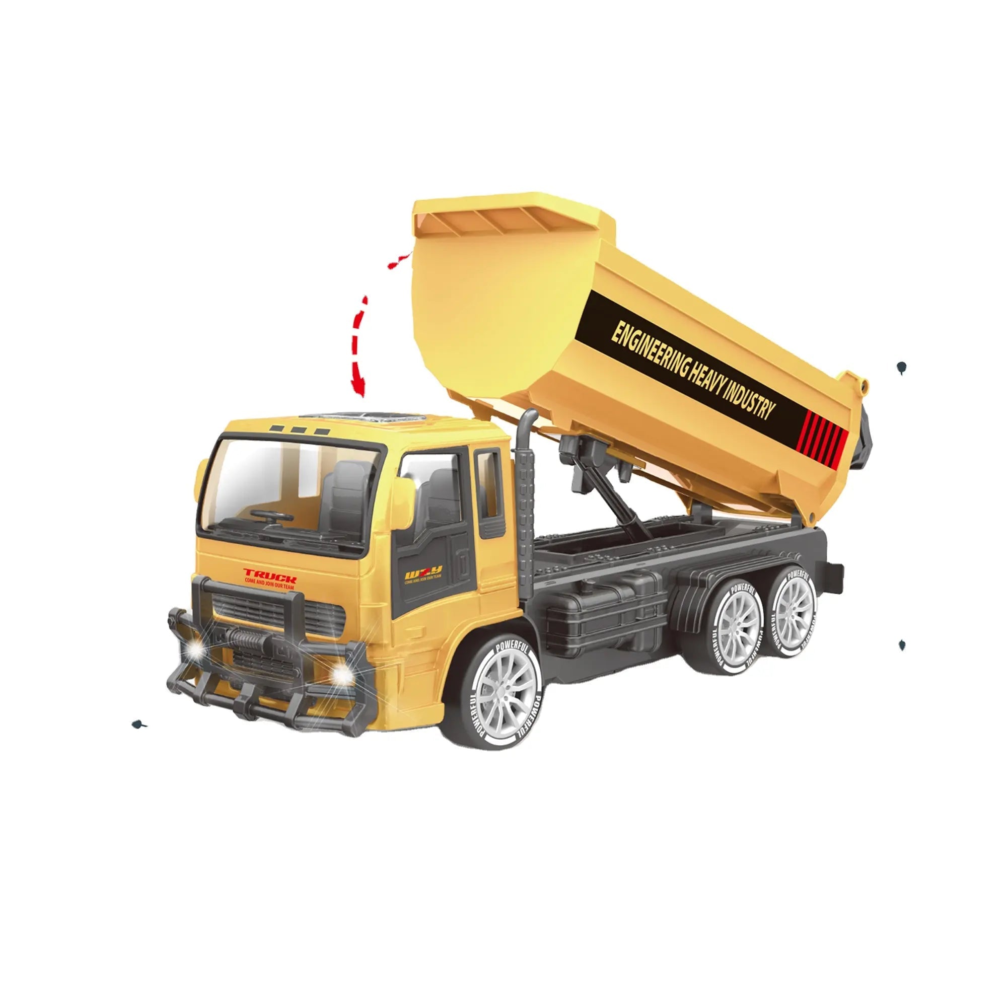 شاحنة تفريغ بجهاز تحكم عن بعد - KIDSBOX