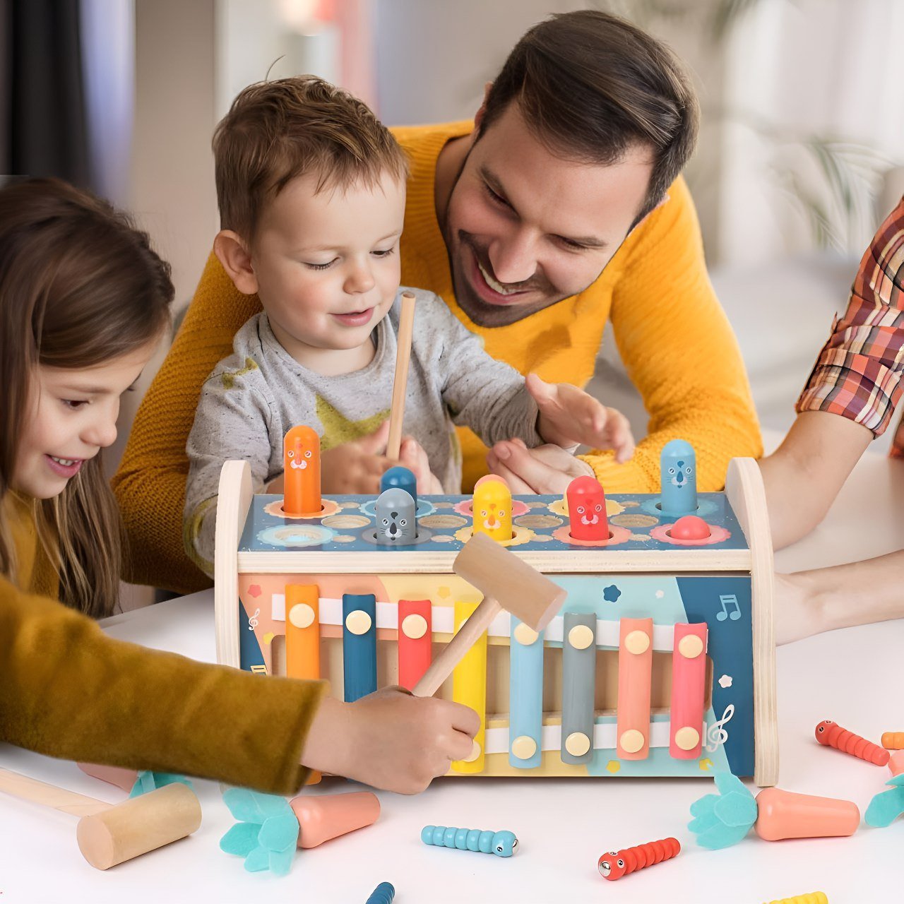 صندوق الأنشطة 4 *1 - العاب الطرق صيد - شكل أسد - KIDSBOX
