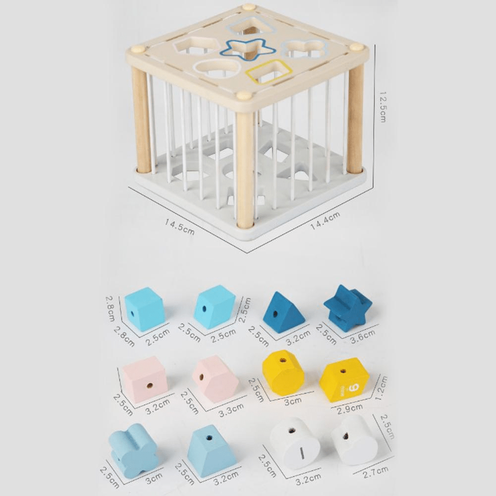صندوق الأشكال واللضم - KIDSBOX