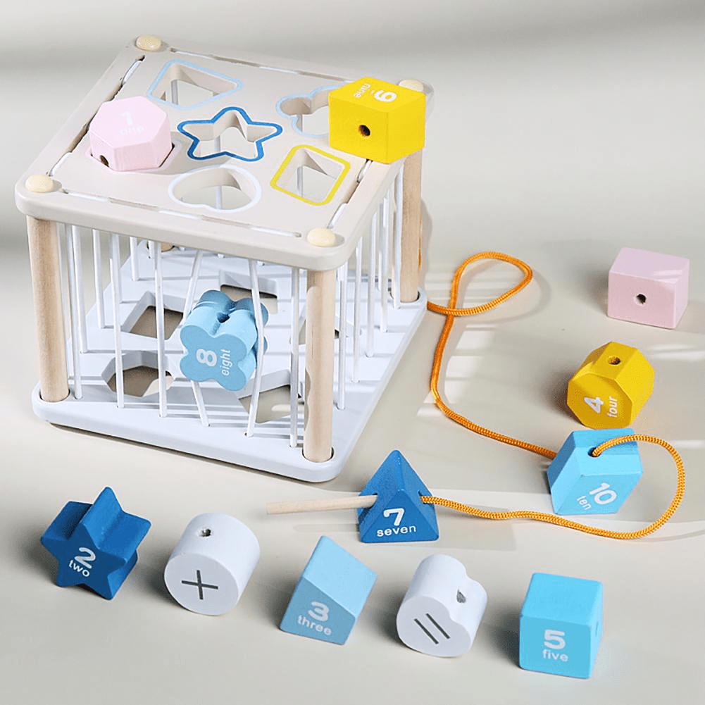 صندوق الأشكال واللضم - KIDSBOX
