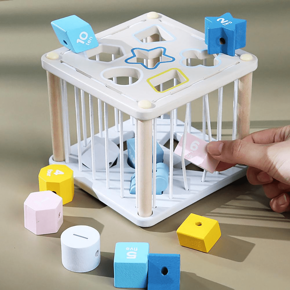 صندوق الأشكال واللضم - KIDSBOX