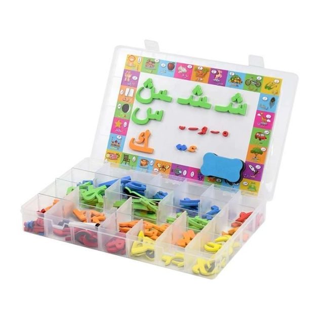 صندوق الحروف المغناطيسي (حروف اول ووسط واخر الكلمة) - KIDSBOX