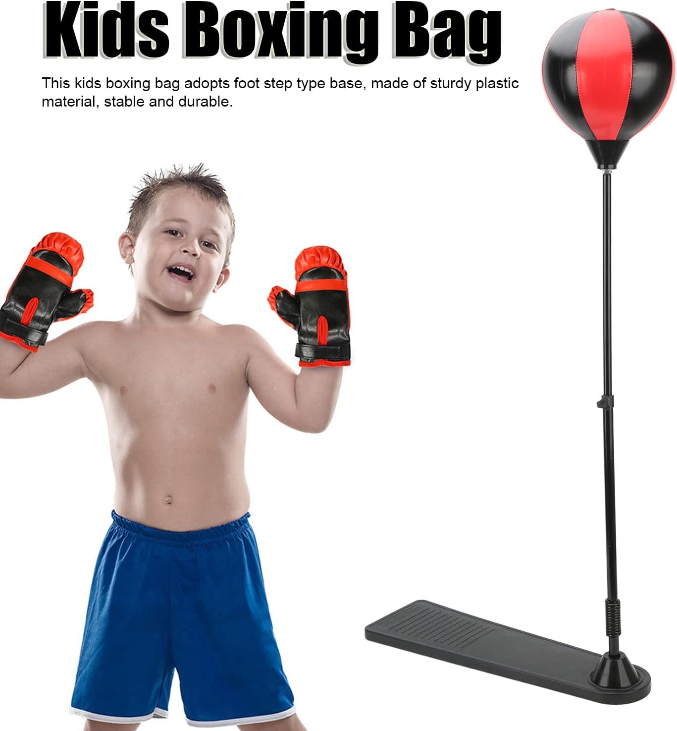 ستاند الملاكمة مع قفازات - KIDSBOX