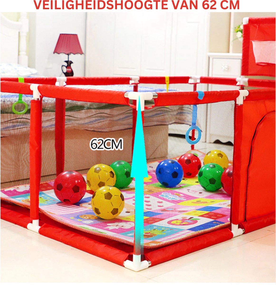 سياج لعب محمول للأطفال - KIDSBOX