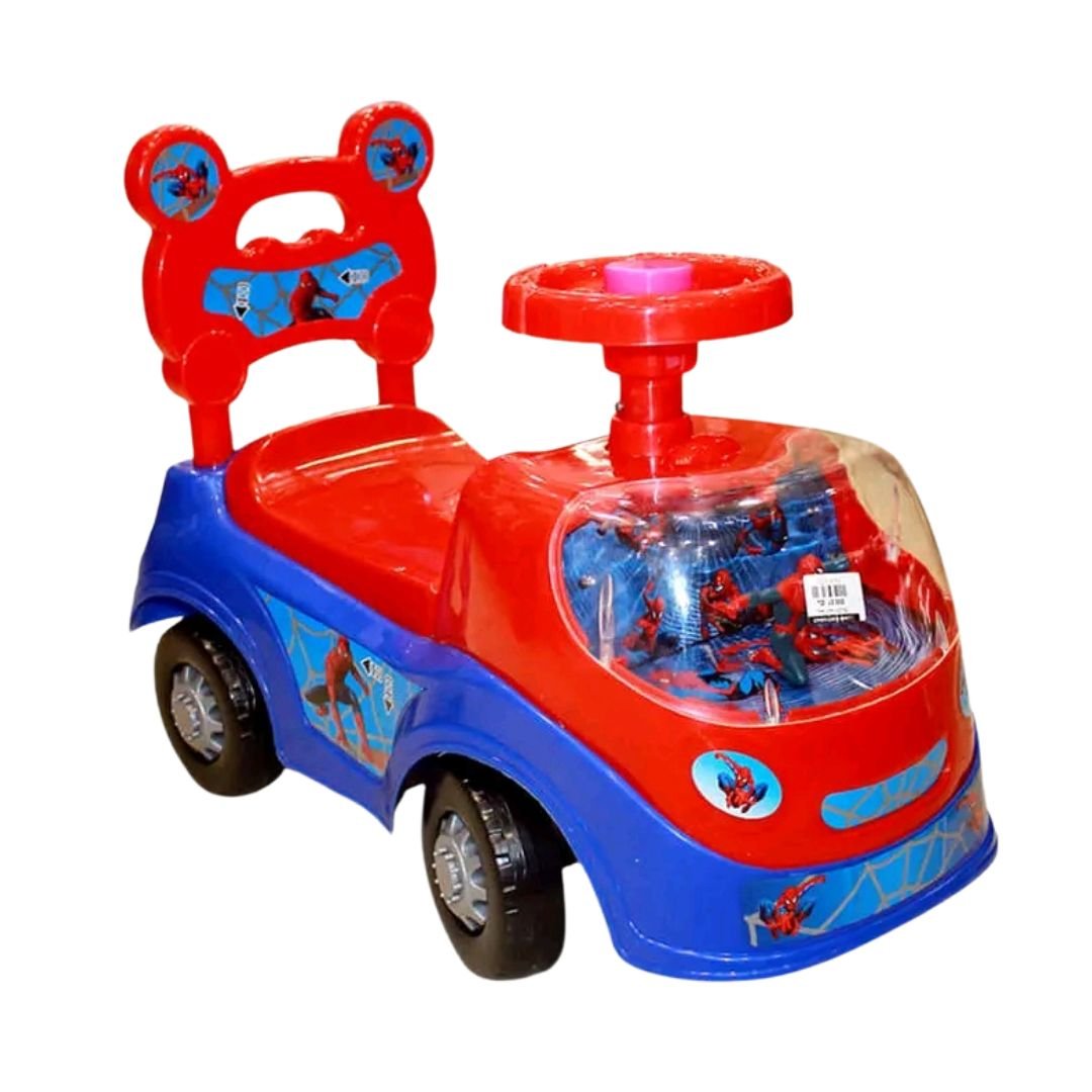 سيارة سبايدر مان مع إضاءة - KIDSBOX