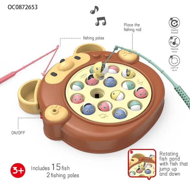 صيد السمك شكل دبدوب - KIDSBOX