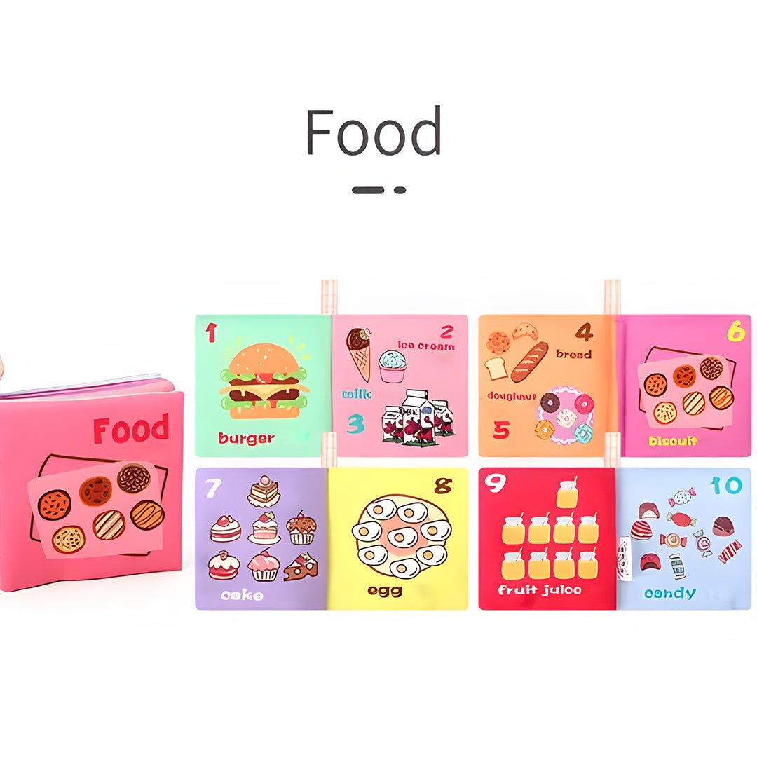 (طعام) كتاب قماش للبيبي - KIDSBOX