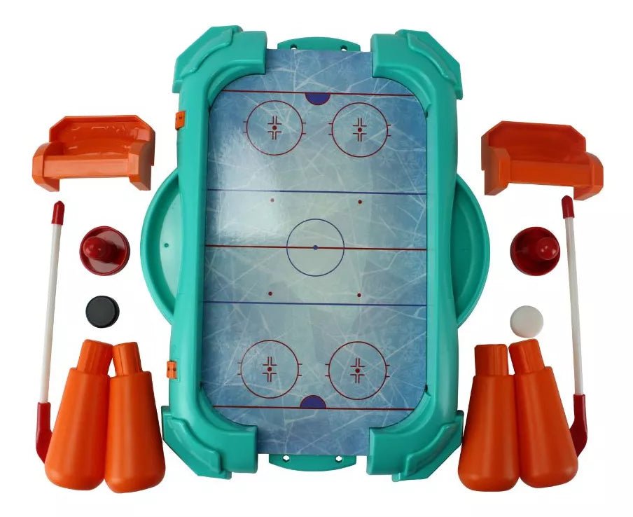 طاولة الهوكي 2 في 1 - KIDSBOX