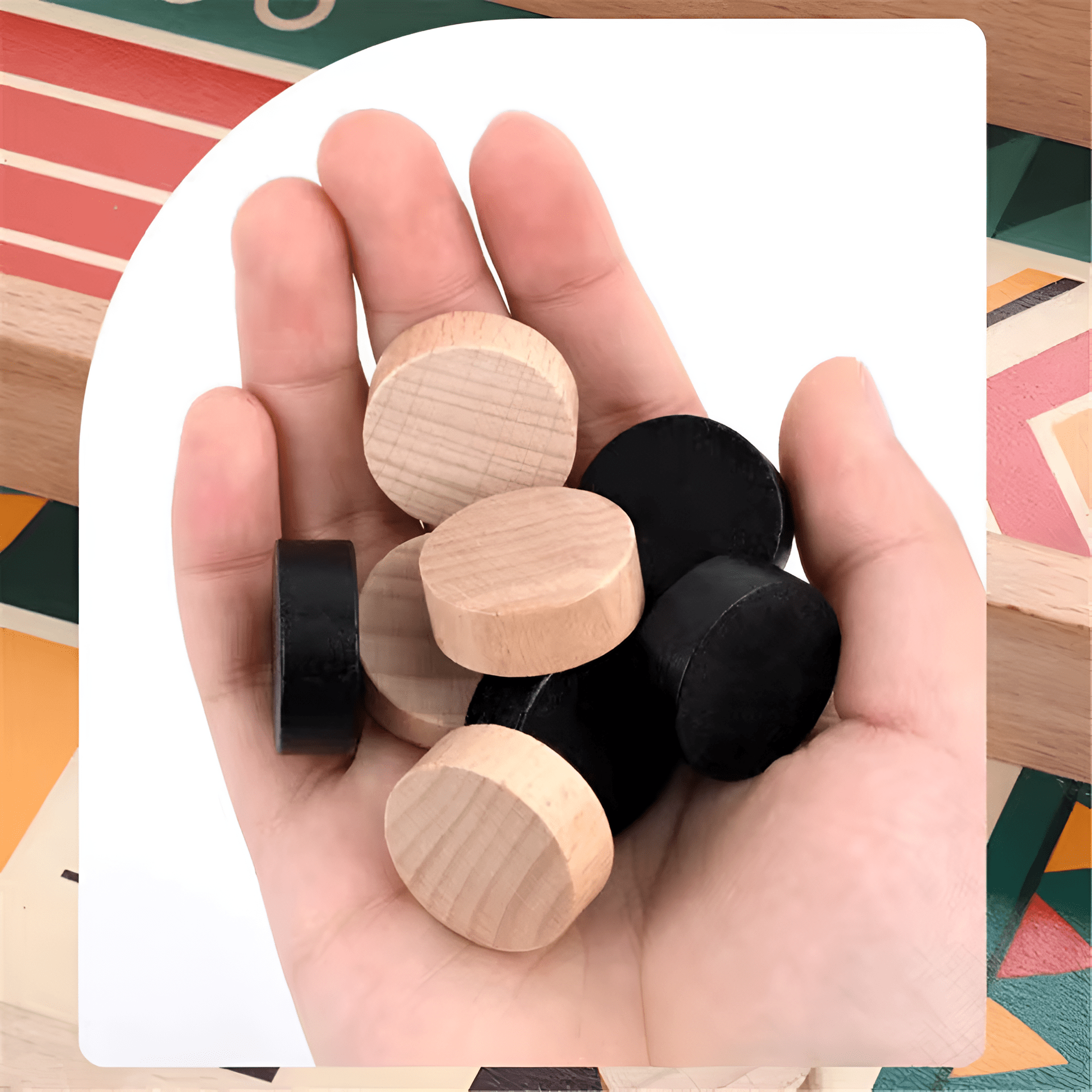 طاولة الهوكي الخشبية - KIDSBOX