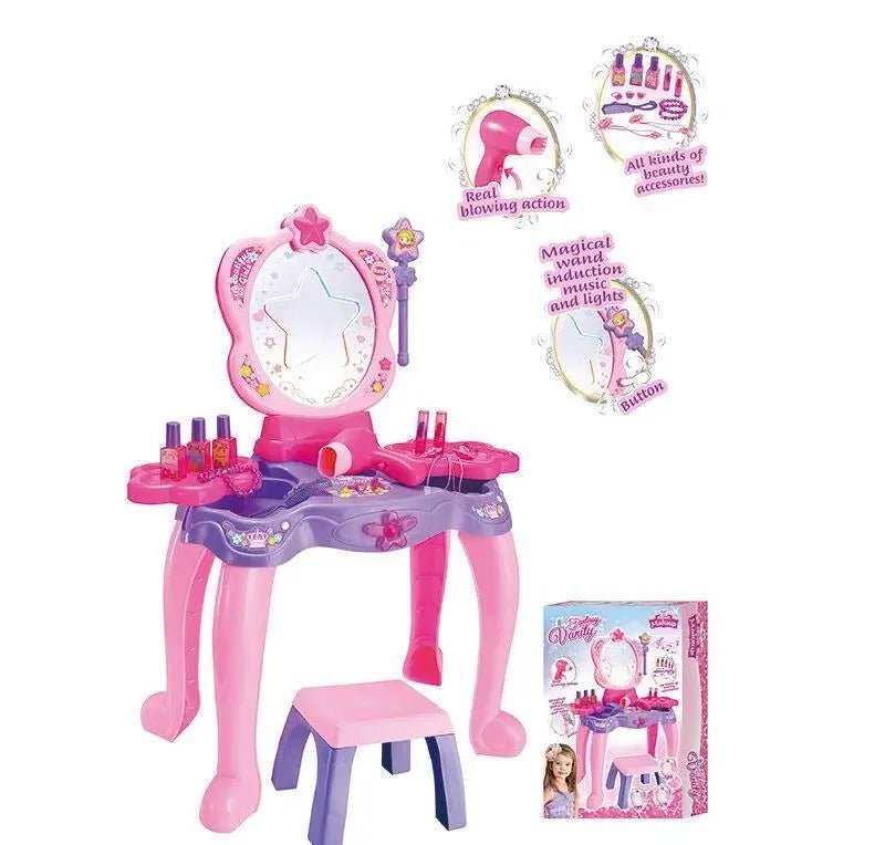 طاولة مكياج الأميرة مع اكسسوارات - KIDSBOX