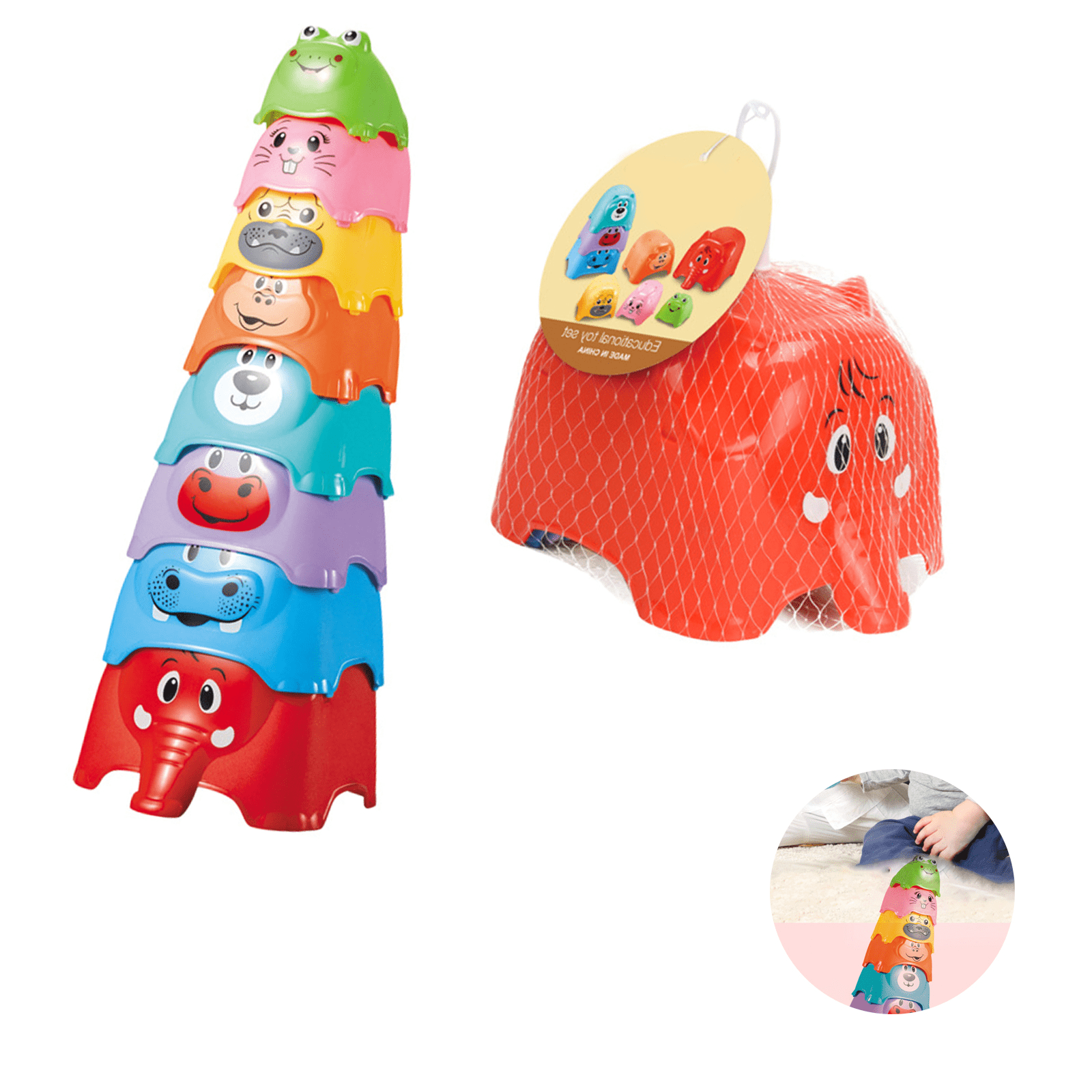 تركيب برج الحيونات - KIDSBOX