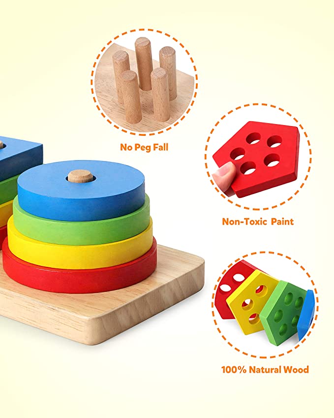 ترتيب الاشكال الهندسية - KIDSBOX