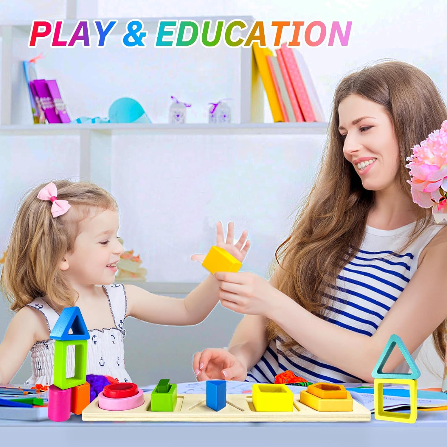 ترتيب ومطابقة الاشكال الهندسية - KIDSBOX