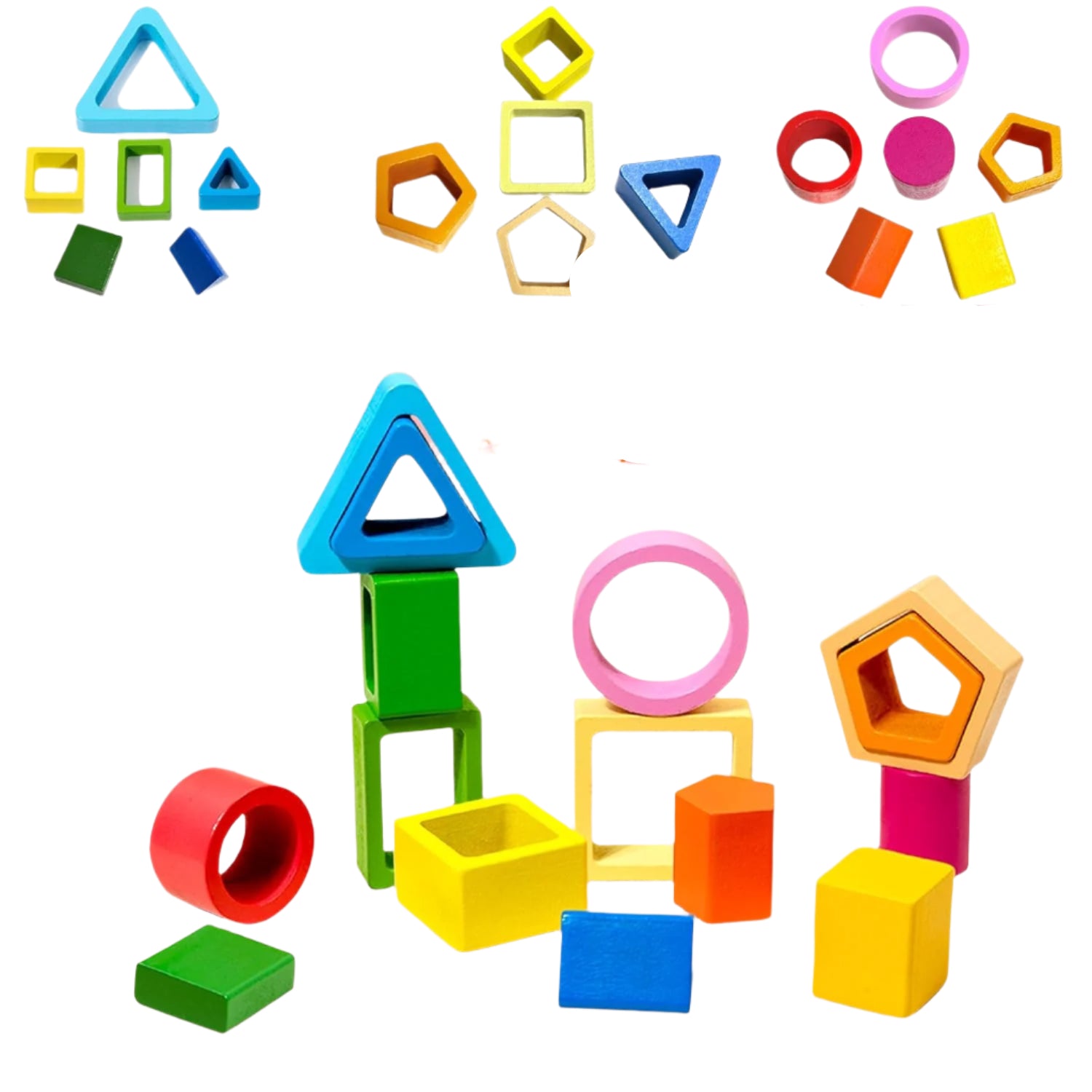 ترتيب ومطابقة الاشكال الهندسية - KIDSBOX